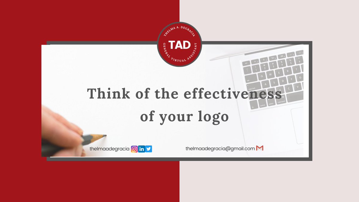 ThelmaVirtual1's tweet image. In creating your logo, you should think of its effectiveness and what would be its goal.
👍It should be audience-appropriate
👍It should be easy to read and memorize
👍It should be distinct  It should be scalable

 #graphicdesign #logo #logoideas #socialmediamanager #branding