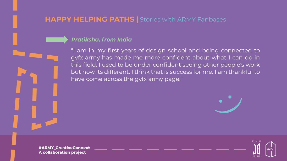 gvfxarmy's tweet photo. Pratishka from India and how the gvfx army has helped her gain confidence in her field.
#ARMY_CreativeConnect https://t.co/Si5apZnNKo