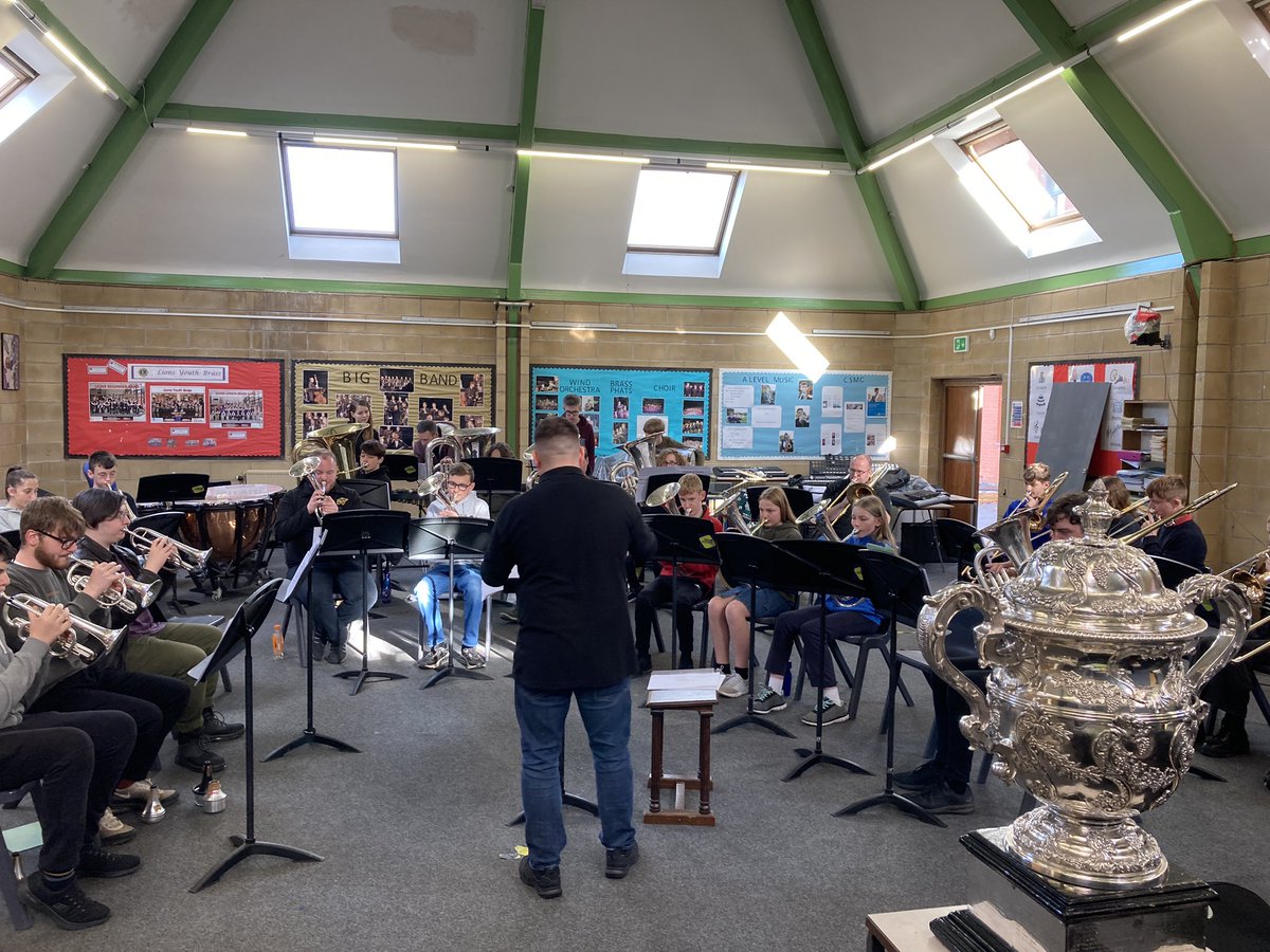 After a great morning under Michael Fowles, Foden’s Youth Band are now rehearsing repertoire with <a href="/garyceuph/">Gary Curtin</a> for a performance next month.