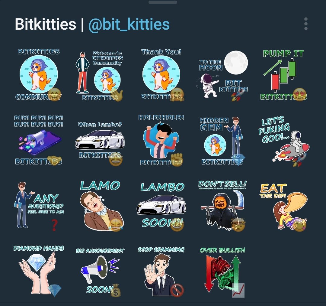 VectorGraphic_'s tweet photo. Sticker pack | @bit_kitties_ 

#NFT #telegram #Stickers #bit_kitties_ #Bitcoin #paid_work https://t.co/z3GsXcxing