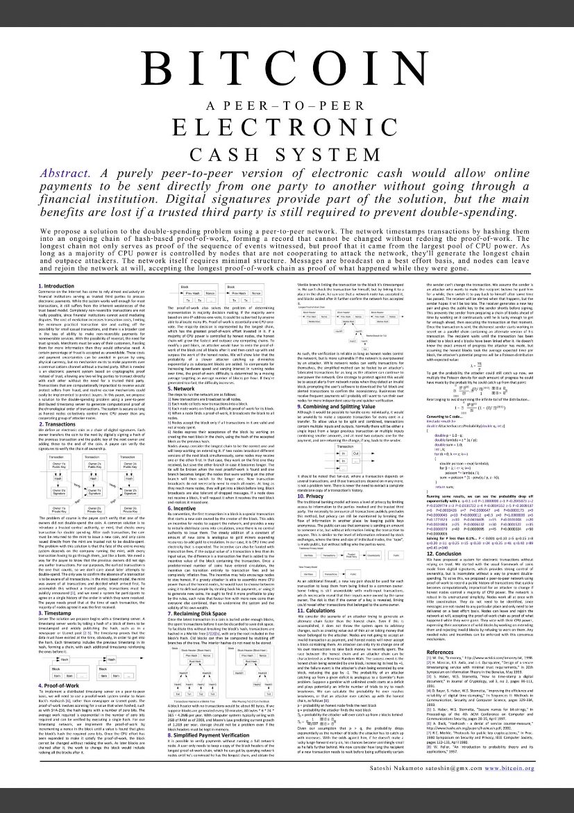 DutchHodlr's tweet photo. Today 13 years ago the #Bitcoin Whitepaper was published 📄 #SatoshiNakamoto changed the world forever 🙏🏽 https://t.co/6fVnVlXm8Q