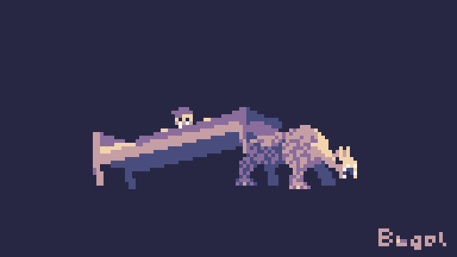 PixelB_gel's tweet photo. #MonsterHidingUnderBed

@Pixel_Dailies #pixel_dailies #pixelart #oil6 https://t.co/B0RsdPQqLF
