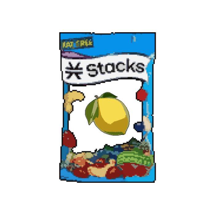 StacksSnacksNFT's tweet photo. Someone just minted this lemon! 🍋 what will you mint? #stxnft #stacksnft https://t.co/vocBx454ZA