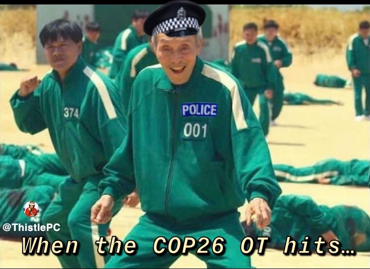 ThistlePc's tweet photo. #Police #Policefamily #Ukcophumour #cophumor #PolisBanter #PoliceBanter #policeofficer #banter #COP26 https://t.co/tkqggklZNL