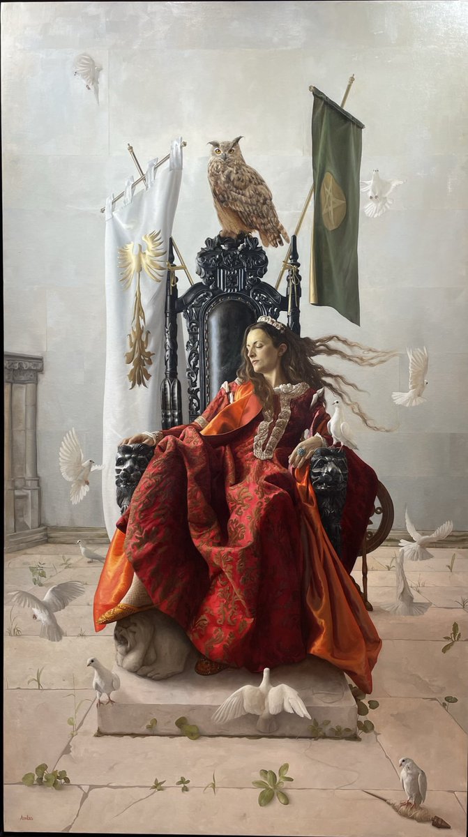 DosaevI's tweet photo. Arantzazu #Martinez is a classically trained #artist,schooled in the academic painting techniques of the 19th c.She is the only IbexMaster to paint from live model-resulting in nuances in lighting,volume,and even temperature that set her apart from her fellow masters
#ARTLIFEFEST https://t.co/nv0gPC0BMa