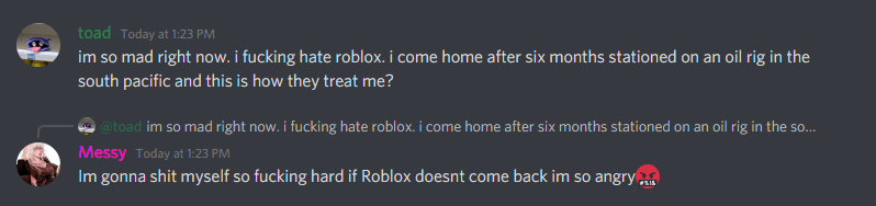 Mesxx6's tweet photo. @Roblox 🤬🤬 https://t.co/uRomHE44OG