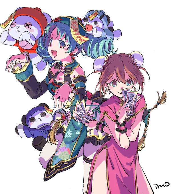 まつりちゃん、隠れてる部分も描いてるので見てください 