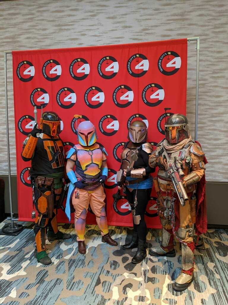 Tra'cor Mandos are finishing out the weekend of Cherry Capital Comic Con today!