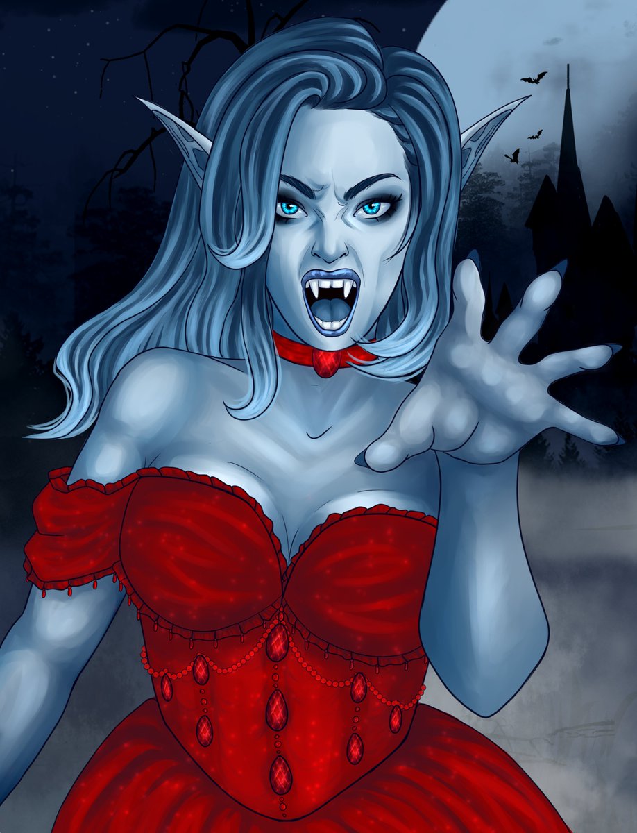 KeillinK's tweet photo. Vampire Valeria can bite you, be careful
Happy Halloween😊🧛‍♀️
#paladins #Paladinsart #paladinsfanart  #Fanart #gameart #Valera #halloween2021 #Halloween #HappyHalloween2021 https://t.co/NTgjSvXG5L