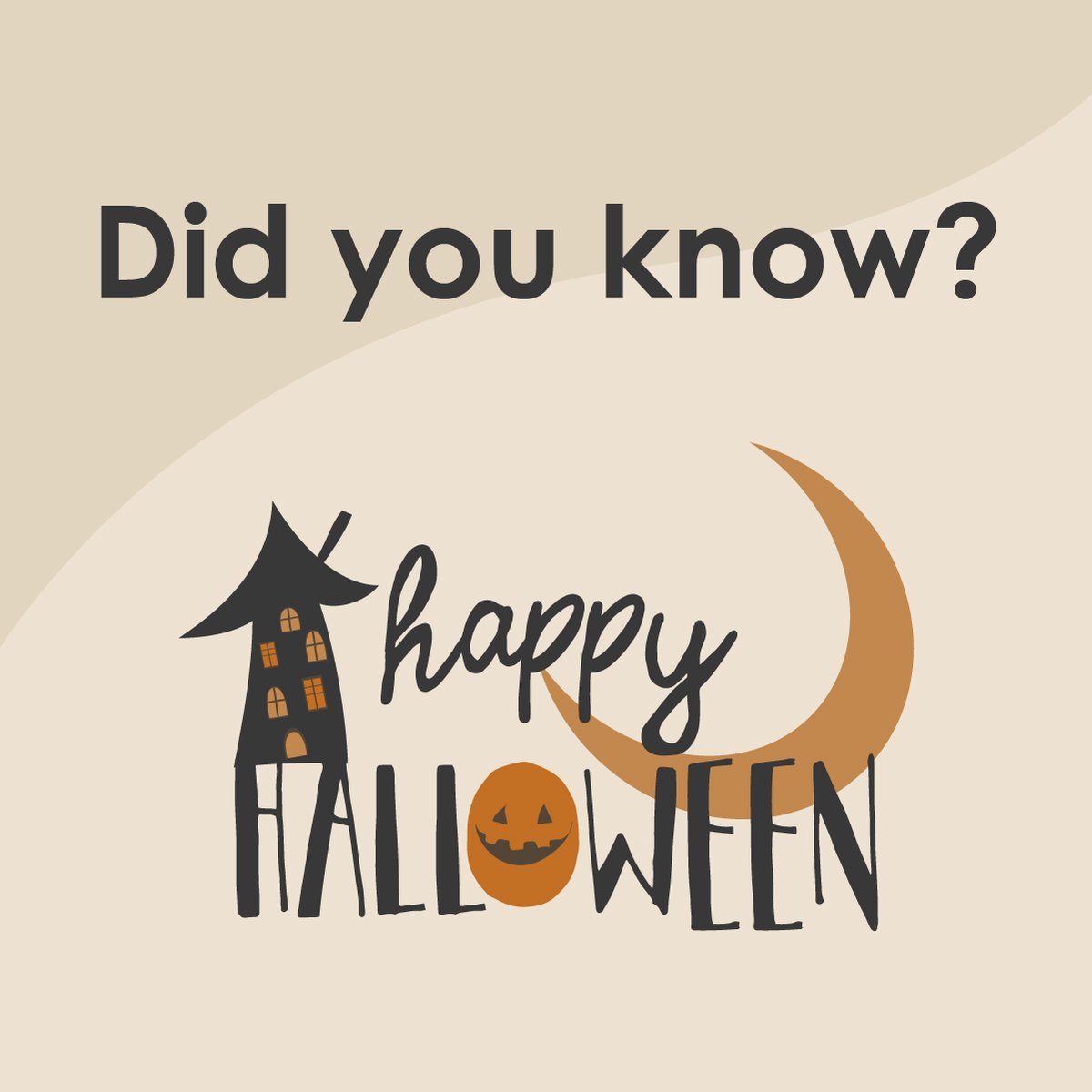 #Halloween, contrairement à ce que beaucoup croient, n'a pas ses racines aux États-Unis mais en Irlande, plus précisément dans la culture celtique d’il y a plus de 2000 ans ! #Didyounow