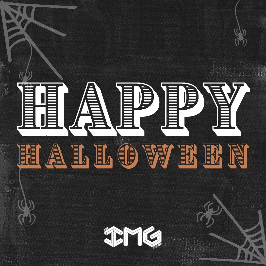 TheIMGstudio's tweet photo. Happy Halloween from IMG Studio! 🕷🕸 https://t.co/MQ6dI0THpB