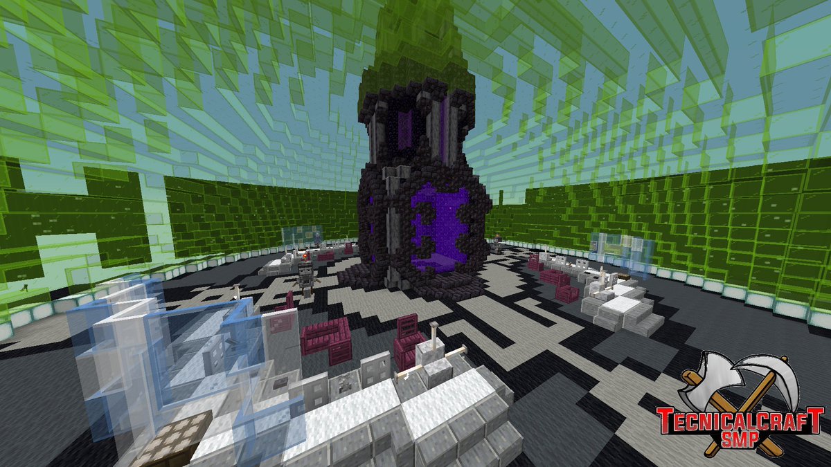 TecnicalCraft's tweet photo. Tenemos terminado el perímetro de mobs, ya lo habíais visto, pero ya es funcional y nos alegra comunicároslo. #Minecraft #SMP 

Aunque como todos sabemos, hoy toca salir a cazar #Halloween https://t.co/pxTlAtxEMW