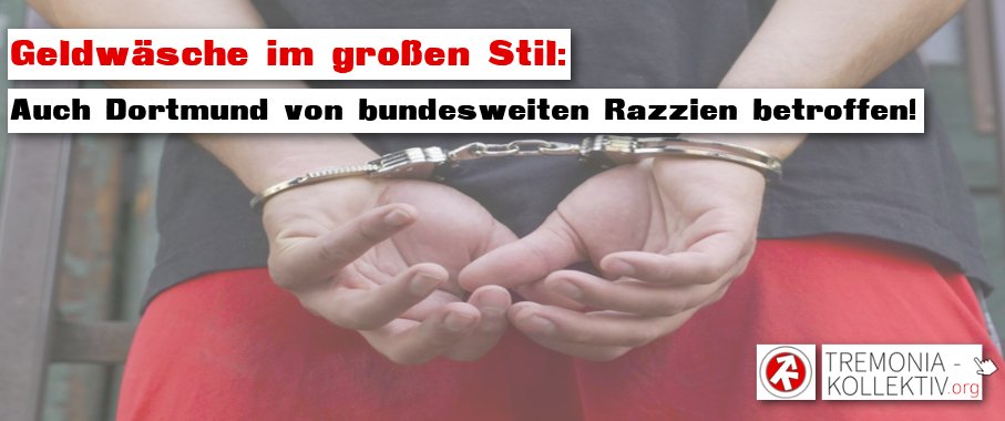 Die Ermittlungsbehörden nahmen eine Bande hoch, die durch kriminelle Machenschaften Geld machte und dieses im Anschluss in die Türkei transferierte. Razzien gab es auch in #Dortmund: tremonia-kollektiv.org/2021/10/30/gel…