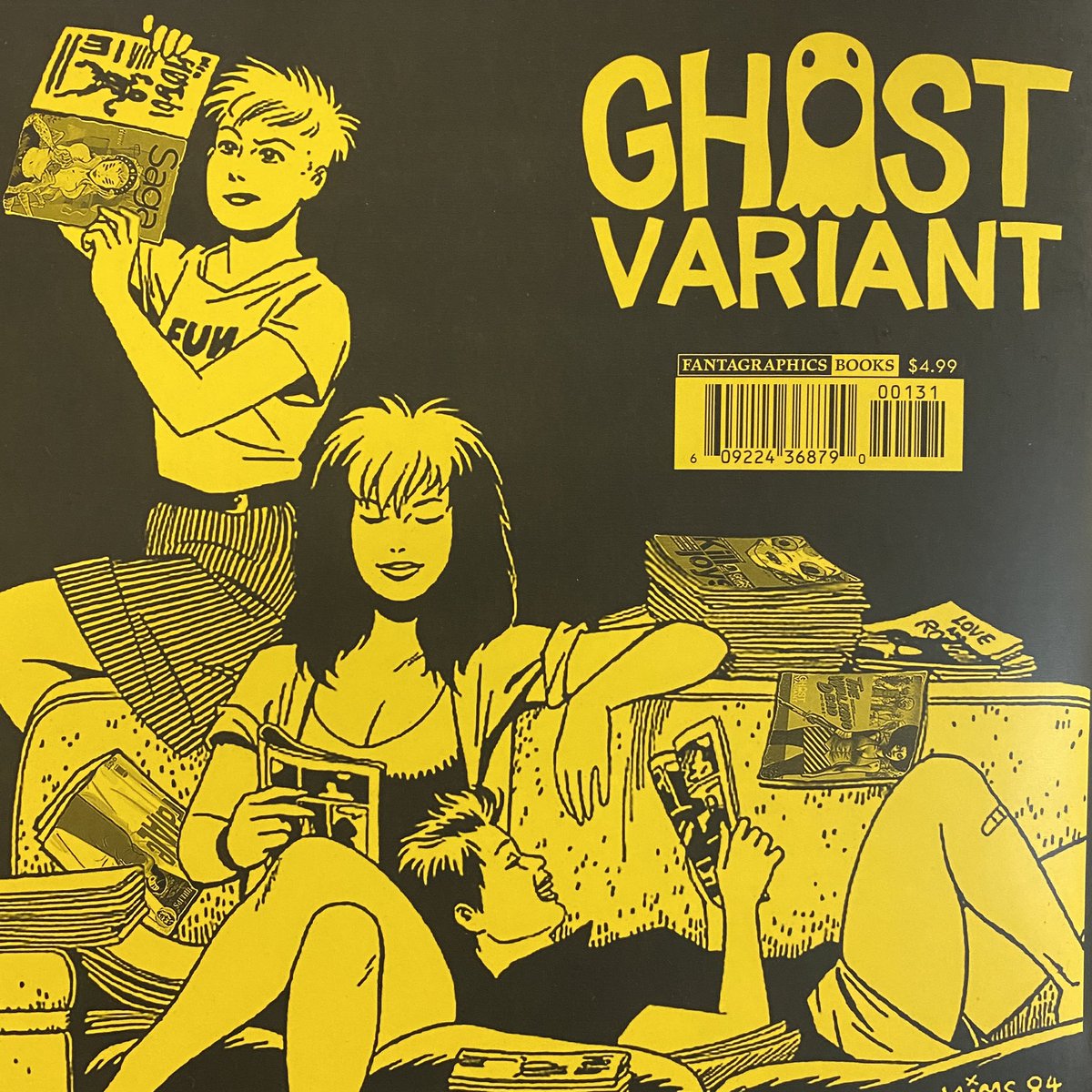 StrangeAdvDart's tweet photo. Love & Rockets #1 (vol. 4) #ghostvariant https://t.co/UYgiZBIHSe