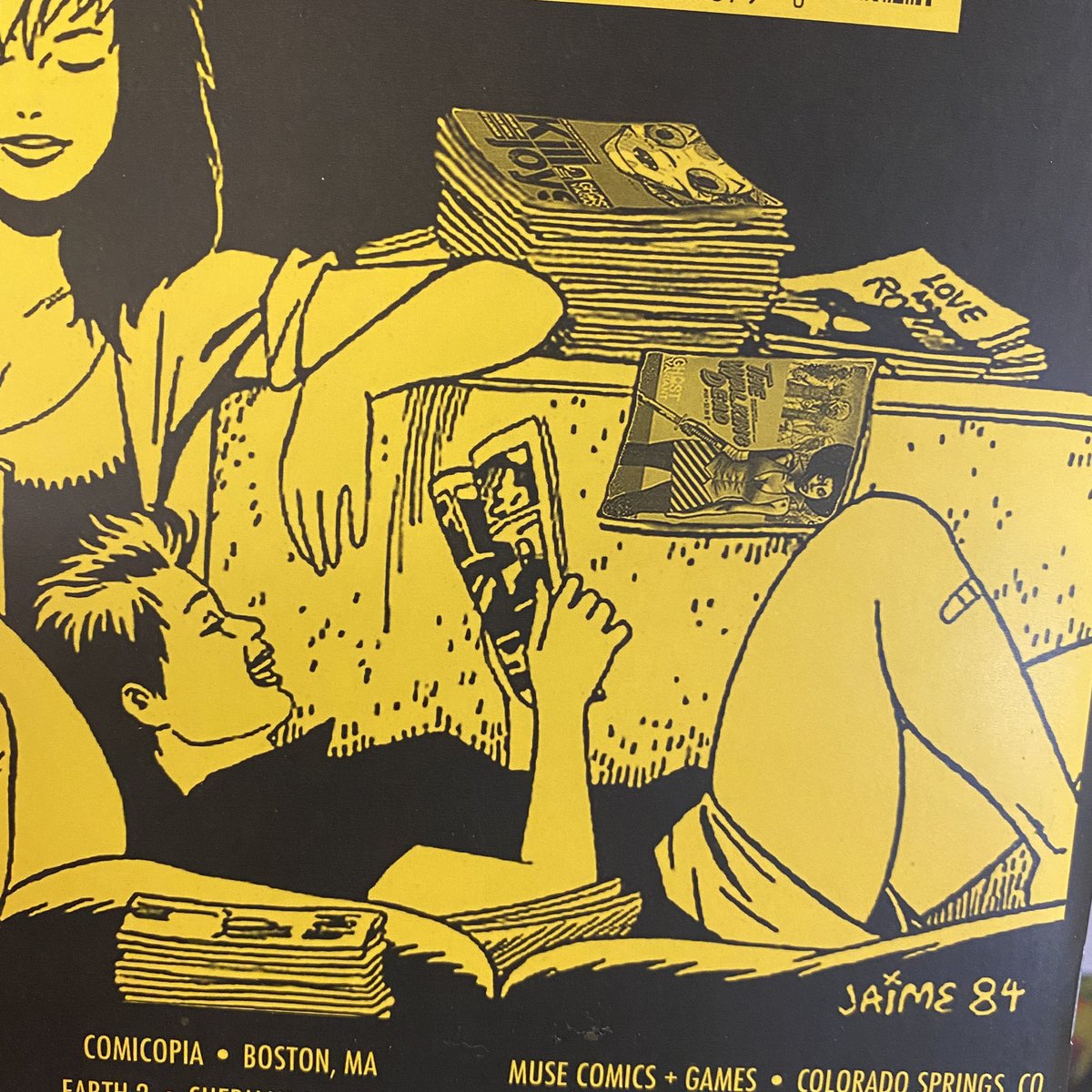 StrangeAdvDart's tweet photo. Love & Rockets #1 (vol. 4) #ghostvariant https://t.co/UYgiZBIHSe