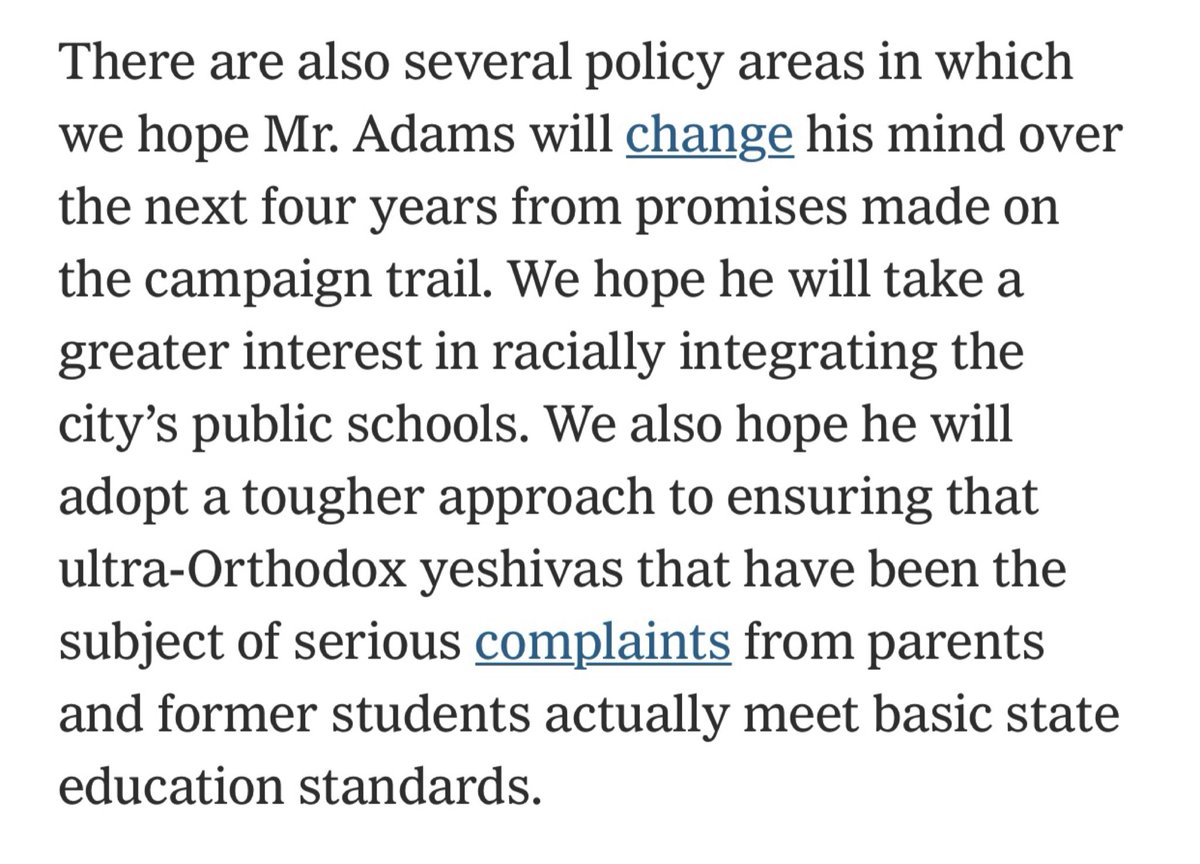 BloomfieldDavid's tweet image. Education Agenda for @ericadamsfornyc via @nytopinion: #SchoolIntegration #YeshivaGate
