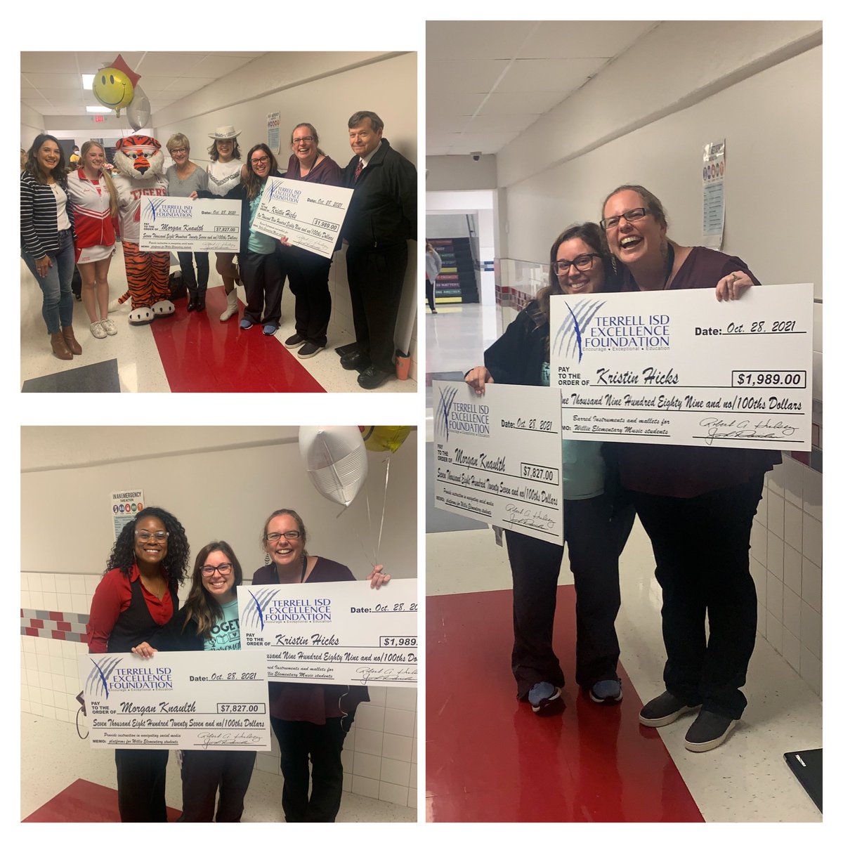 These teachers DID A THING....
they saw a need and took action!!! Congratulations to @hicksmusic_tisd <a href="/Mrs_Knauth/">Morgan Knauth</a> <a href="/vwilliams214/">Mrs. Williams</a> (Mrs. Williams not pictured). Their grants were awarded by the <a href="/TerrellISD/">Terrell ISD</a> Excellence Foundation. #excellence #GWE <a href="/alexisdennis_1/">Alexis Dennis</a>