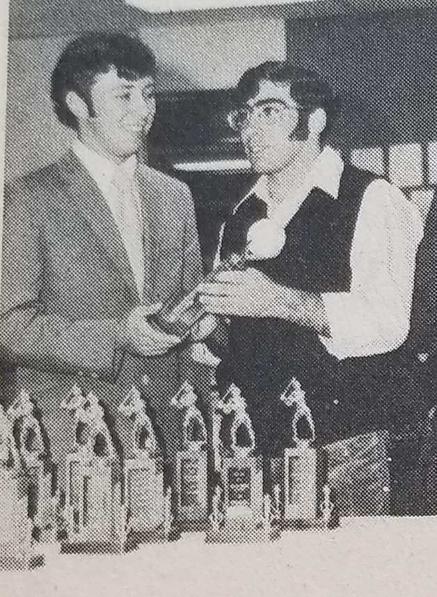 My dad was fortunate to have known Jerry Remy. This is Remy giving my dad an award in the Fall of 1971 Somerset, MA Babe Ruth League Banquet. Boston lost a great one! #jerryremy #RedSoxNation #baseballinheaven