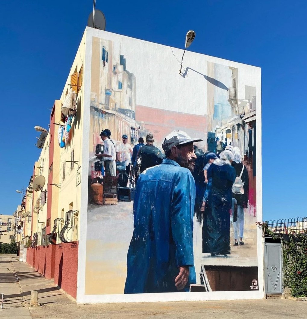 MolinaStreetArt's tweet photo. 'Rabat' by Spanish Udatxo for Jidar Festival 2021 in Rabat, Morocco #udatxo #jidarfestival #rabatstreetart #streetart #lamolinastreetart 📷 via artist https://t.co/TwB7VkUJlZ https://t.co/EWwhzZGgtP