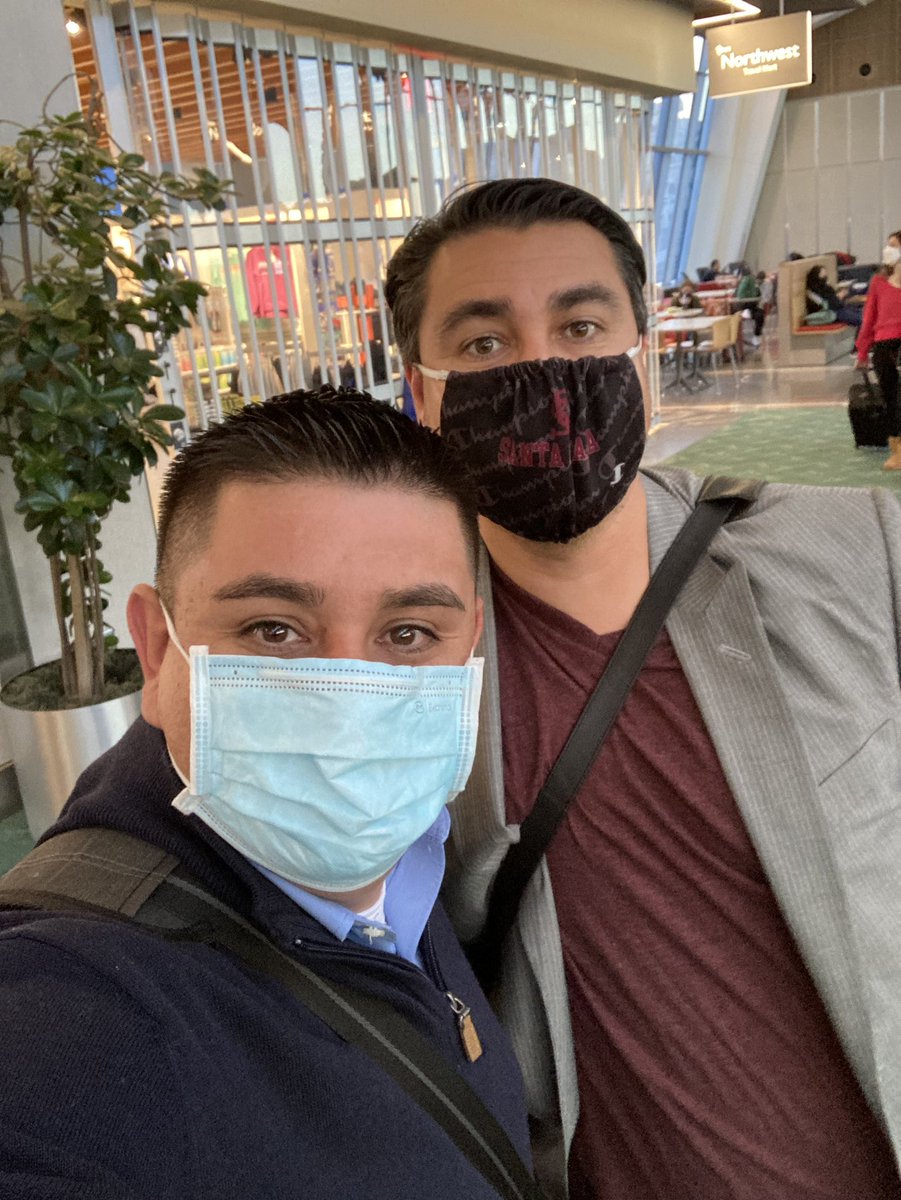 undocu_scholar's tweet photo. We had not hanged out in 3 years!
We caught up on celebrating job, dissertation defense, and completing PhDs!
Such a good time with my academic hermanos at the #WHA2021 conference this week in Portland! @profechicano
#RazaScholars #ChicanoScholars #UndocuScholar #UNM #PhDs https://t.co/NEaowcwzCU