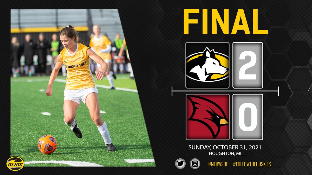 mtuwsoc's tweet photo. FINAL | Huskies win! Goals from Yeager and Shaw. The Huskies improve to 11-5 on the season.

#mtuwsoc #FollowTheHuskies https://t.co/aPpC2YDmTa