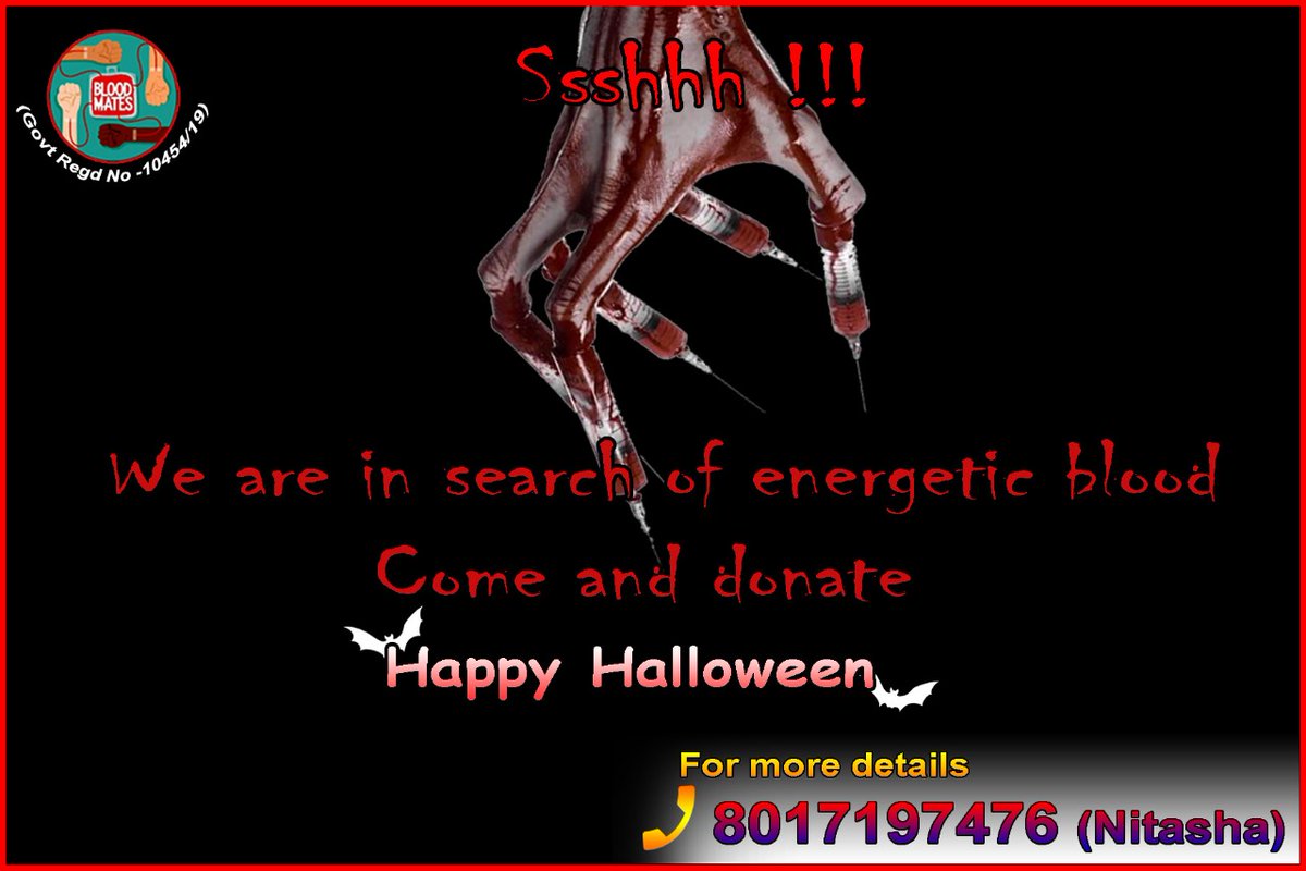 Bloodmates1's tweet photo. Letz bleed in this Halloween!
Connect us 
#bloodmates https://t.co/OLTzBvefmq