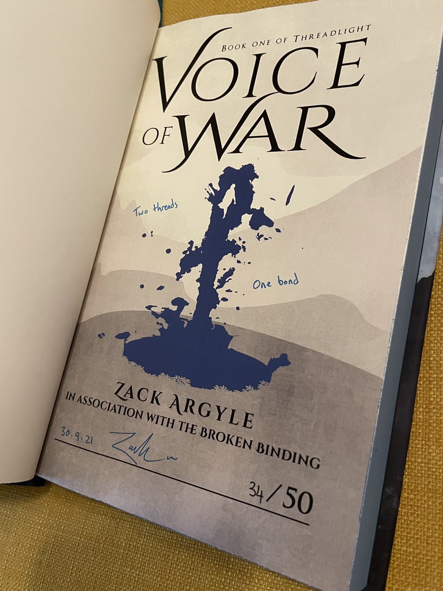 These look amazing!!

#SignedByTheAuthor #SignedLinedDated #TheBrokenBinding #ZackArgyle #Threadlight #BookTwitter #booktwt #AltText