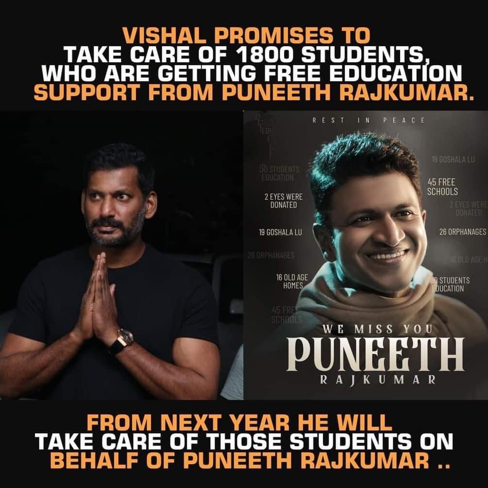 dhanaazXclusive's tweet photo. Kind Enough!
Thank you @VishalKOfficial sir ❤️
#Vishal #Vishal32 #Enemy #EnemyTrailer #enemypressmeet #EnemyDiwali #Arya #PuneetRajkumar #Puneeth #PuneethRajkumarLivesOn #PuneethRajkumardeath #PuneethFC https://t.co/Ik5Jw8lcjs