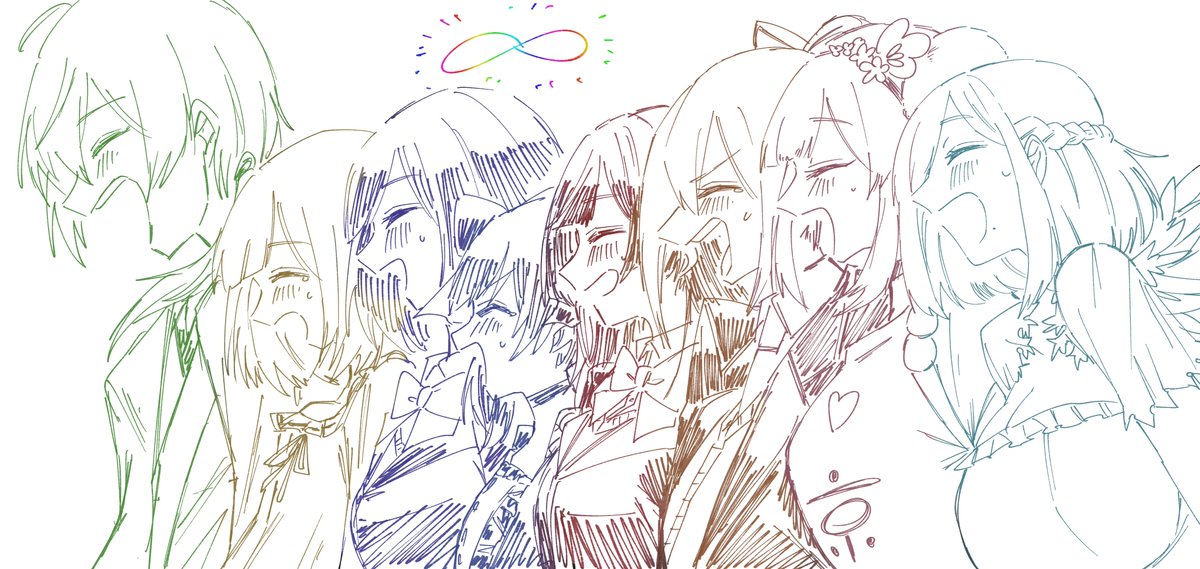 せーの!
#みとあーと #でろあーと #凛Art #えるの絵だよ #ちーあーと #アキくんちゃんアート #もいもいらすと #ピク渋  #is_NIJISANJI 