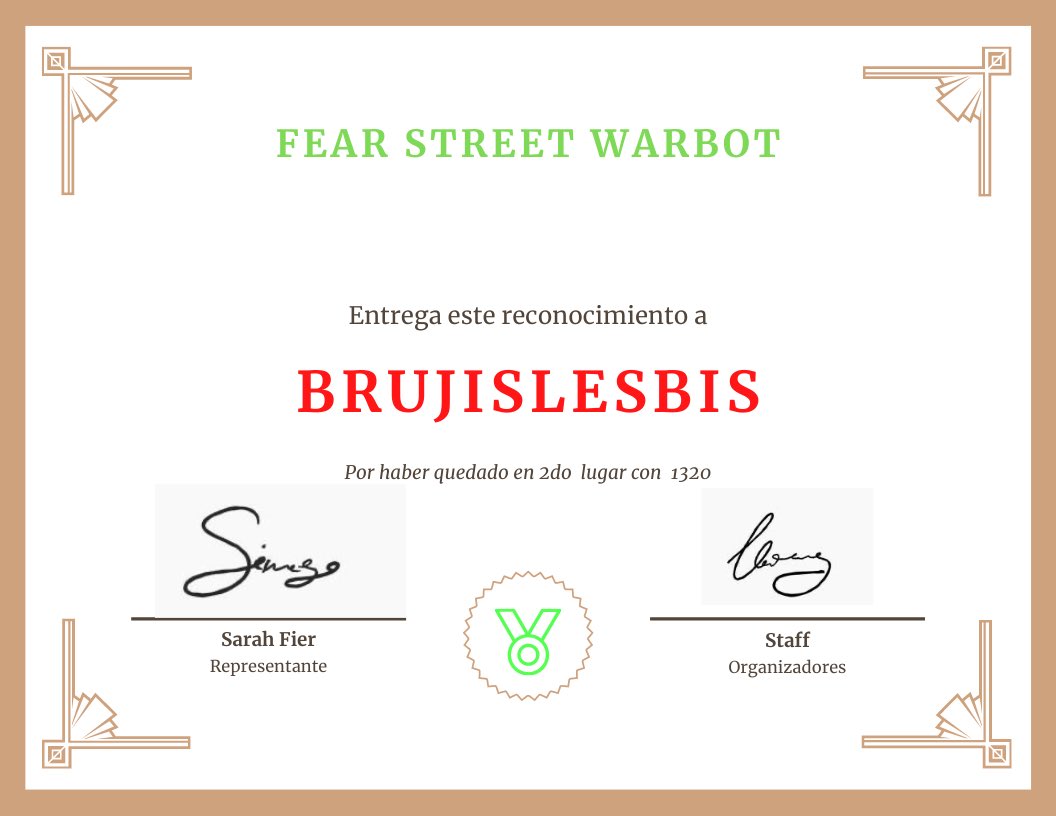 FearstreetWb's tweet photo. ¡SEGUNDO LUGAR PARA @lesbowitches !
Sus mentes están a otro nivel, no hay duda. Astutxs, sentíamos que iban un paso adelante siempre, les agradecemos todo el esfuerzo que pusieron.
Muchas gracias por jugar 🖤 https://t.co/JJef773fUz