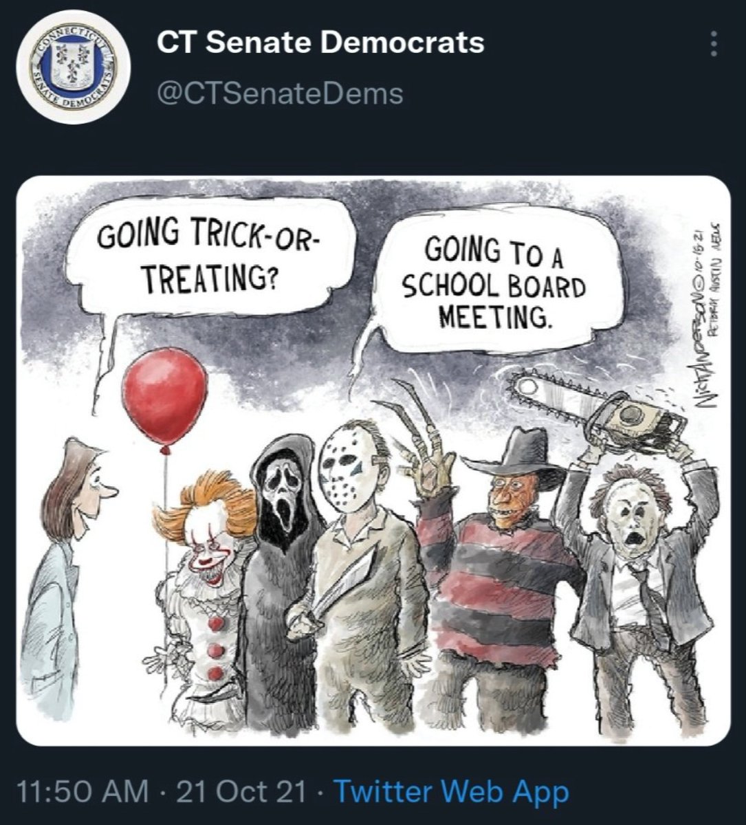 benproto59's tweet photo. Hey @MattLesser just wondering if you agree with your @CTSenateDems of which you are a member and think parents are evil villainous murdering monsters? @CTGOP @CTGOP_Rapid @ctcapitolreport #Parents #parentsrule https://t.co/fpdHpzrgjs