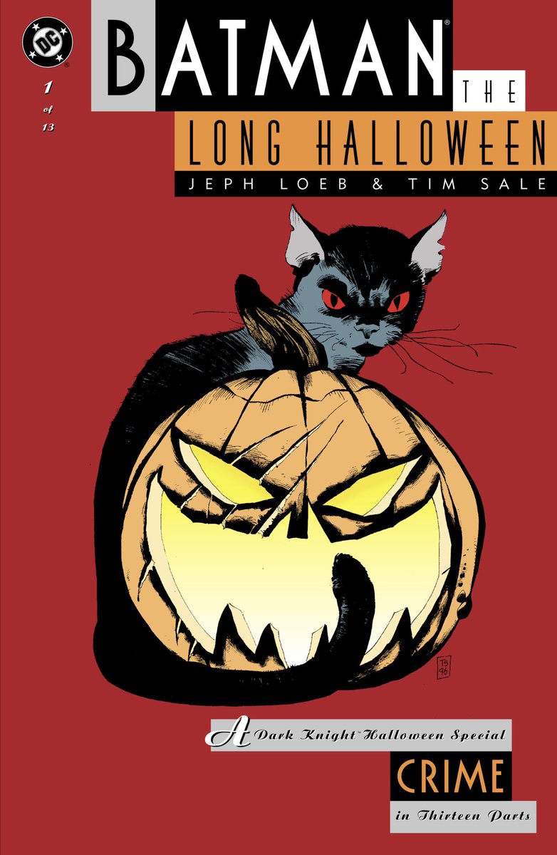 The Long Halloween #1  December 1996

Cover art by Tim Sale

#dccomics #thelonghalloween #halloween #batman #timsale