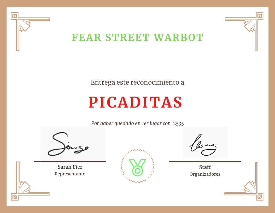 FearstreetWb's tweet photo. ¡Y EN PRIMER LUGAR.. @putisincabeza !
Levantaron la pala desde el primer día, realmente son una potencia como ninguna otra, su dedicación las llevo hasta aquí, y la victoria les corresponde sin duda alguna.
Muchas gracias por jugar 🖤 https://t.co/p1aCIp2Cxo