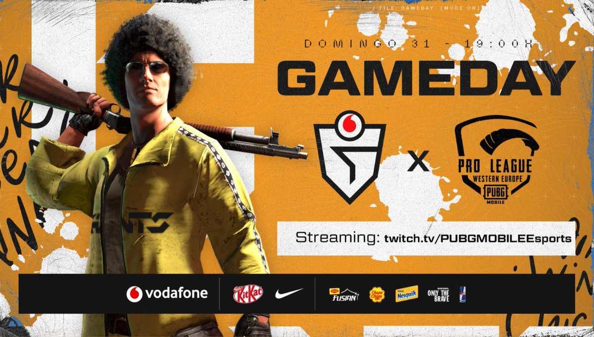 GiantsXTRA's tweet photo. ¡Último día de competición! Todo o nada 👊

Los 5 primeros se clasificarán al European Championship de PUBG MOBILE. 

📺 https://t.co/GRQh2FLMN9 

#WeAreGiants #VodafoneGiants https://t.co/wGFpncfgb4