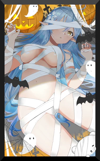 #LamyArt 
ハロウィンver ラミィちゃん 