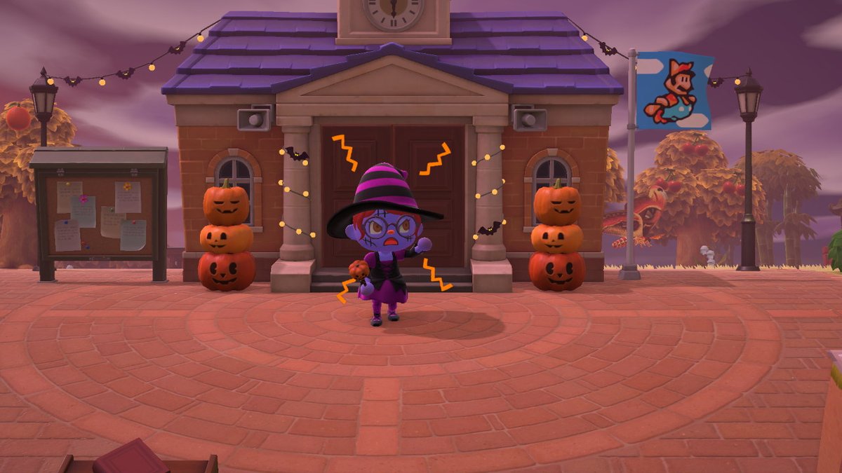 CrossesLottie's tweet photo. Happy Halloween witches! #AnimalCrossing #ACNH #Halloween #acnhdesigns #acnhoutfits #jack https://t.co/LZsI7Y9vMz
