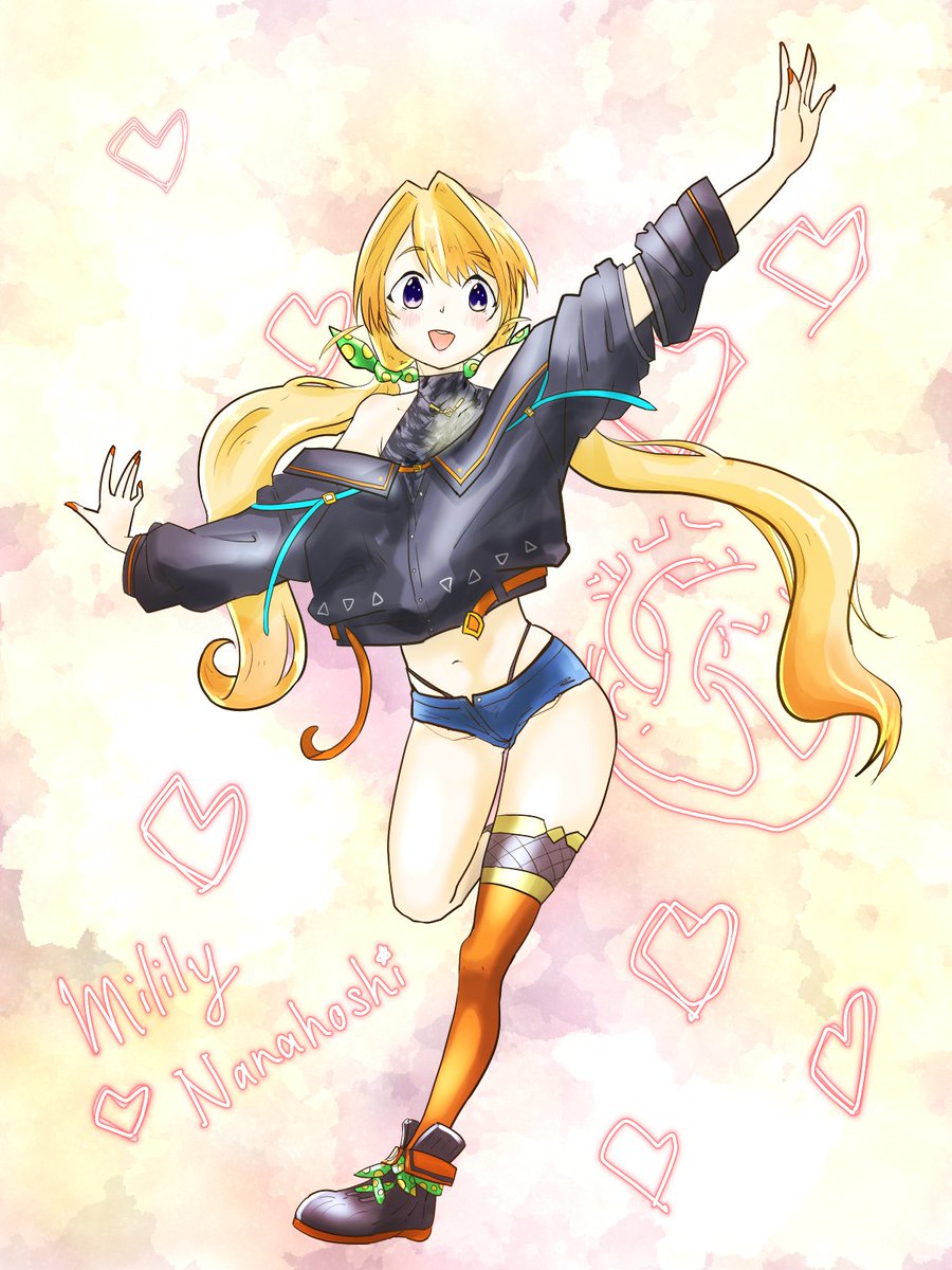 #今月描いた絵を晒そう
こ…こんげつは…がっさくとか…いろいろやってたから(震え声) 