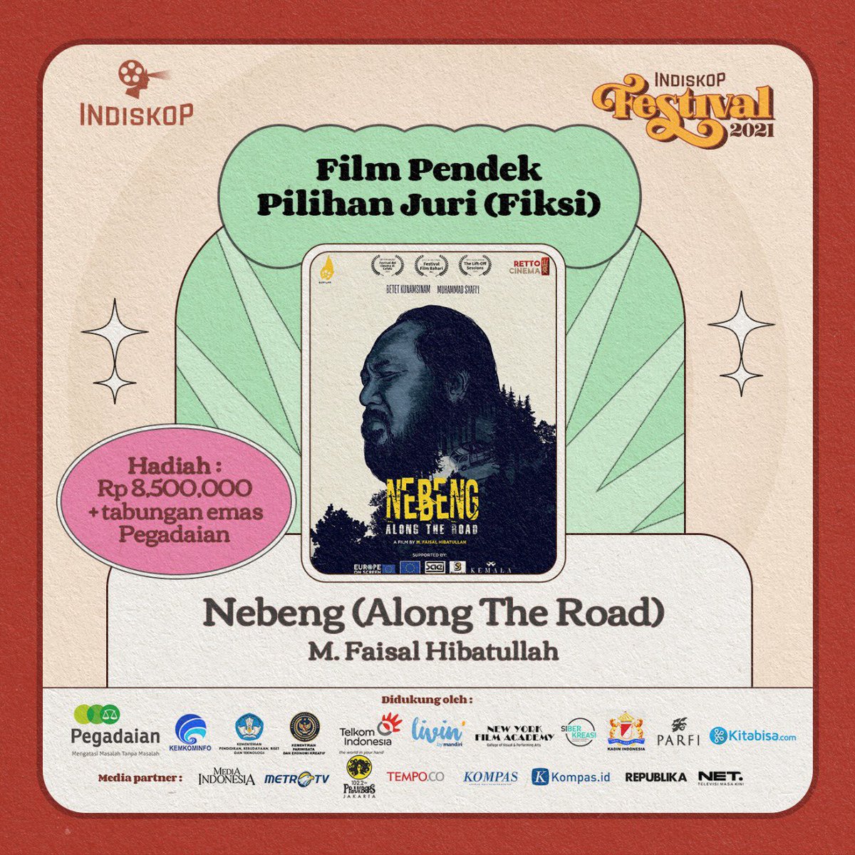 Indiskop_'s tweet photo. Ini dia, daftar pemenang Indiskop Festival 2021! https://t.co/WmXJt62ao7