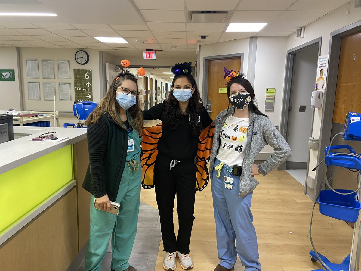 Sunday Funday rounding on Halloween with <a href="/RRaoMD/">Rashmi Rao, MD</a>, <a href="/KellyAngelleMD/">Kelly Angelle</a>, and <a href="/SorleenT/">Sorleen Trevino, MD MBA</a> @CHNOLA <a href="/TulaneNeurology/">Tulane Neurology Residency</a>