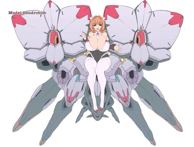 #ラスオリ公募展
デンドロビウムなバイオロイドをかんがえました

ママです。 