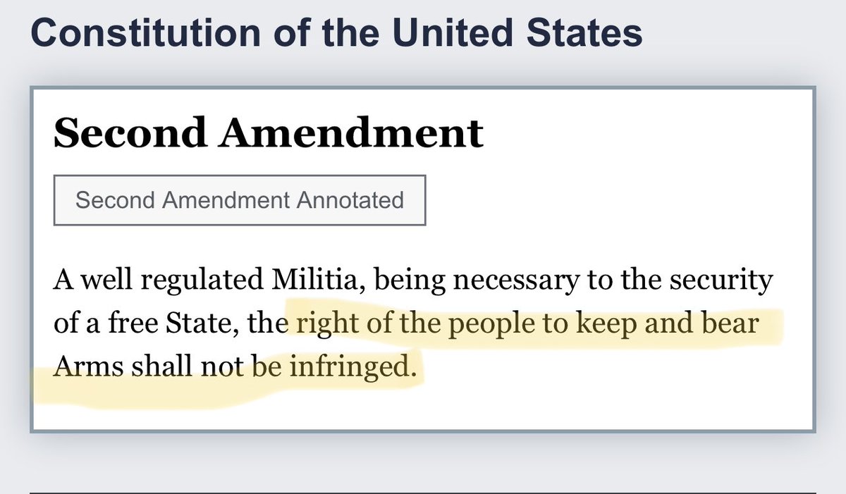 LordofWar89's tweet photo. @N11Don @NRA Quote the whole thing, don’t be a typical liberal and only pick the part that works for you. 😂 We get all this bud. But yes, we need to bring back militias too. 😁 https://t.co/P7MfimtlCX