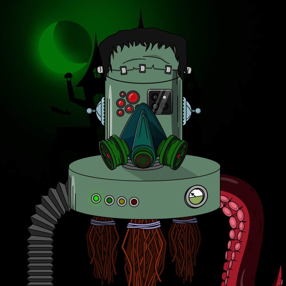 absurdbots's tweet photo. @Multievri Check @absurdbots Halloween Outfit 🤡🤖 https://t.co/kcNoowLhNq