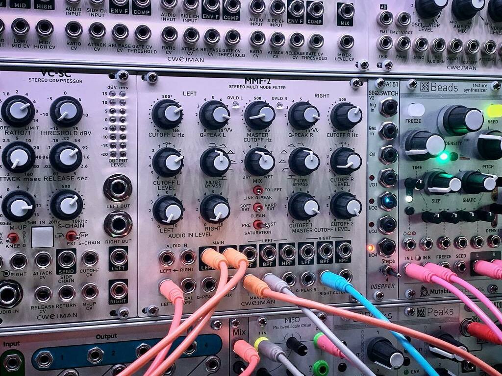 harlequindjinn's tweet photo. His legacy lives on. Big thanks to @bigcitymusic • #cwejman #eurorack #harlequindjinn #mmf2 #modularsynth #modularsynthesizer #multimodefilter #synth #synthesizer https://t.co/DFklu9uWQK https://t.co/kBzjAHMien