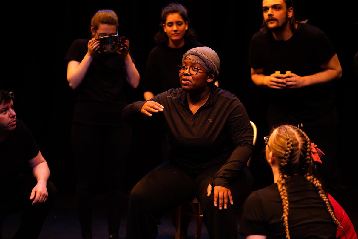 SHUPerformance's tweet photo. Fantastic performances from our Acting students yesterday @cruciblesheff @otsfestival working with @deadearnest. Awakenings was a family show that wowed the audiences, young &amp; old, by the storytelling &amp; imagination of the cast. Puppets by @BabVagabonds 📷 Madeline Winters https://t.co/mq3QVO0CdL