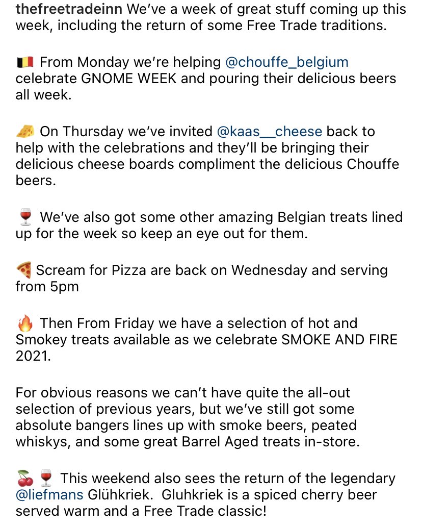 TheFreeTradeInn's tweet photo. Now this looks like a good week… https://t.co/hkesfLoMsd