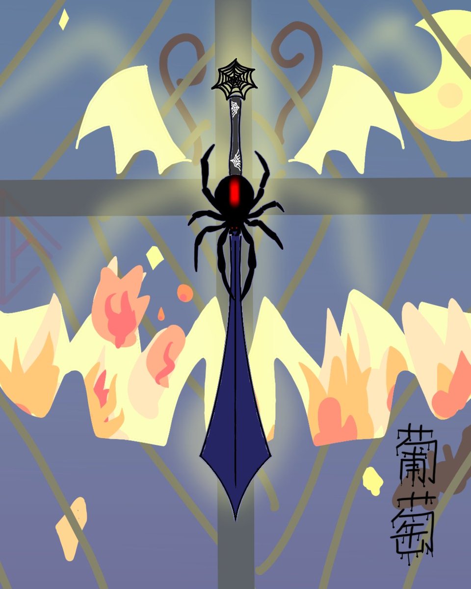 grape_155's tweet photo. The sword of #Halloween day
#halloween2021 #ハロウィーン
#sword #sworddrawing #swordart #art #drawing #drawnbyme #draw #madebyme #knife #design #sketch #sketchbook #sketching #sketches #sketch_daily #playingcards #artwork #digitalart #digitalpainting #digitalartwork #ibisPaintX https://t.co/Pa0Q2ATSGE