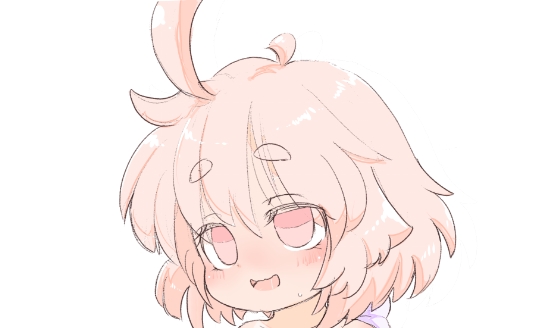 なんかえっちぃ表情差分描けたからスケベ差分描くか 