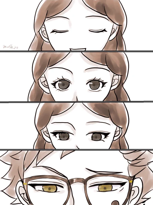 #トレ監版深夜の60分一本勝負

開催ありがとうございます!
お題:「瞳」

+50分

「気持ちが見える気がして、つい追ってしまう」

(♣️が🌸に1回勢いで告白して振られたことがあると思ってご覧下さい) 