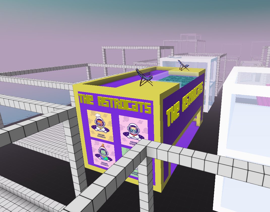 Our AstroCat Halloween Weekend <a href="/cryptovoxels/">Voxels</a> party starts NOW! 🎃🔥

cryptovoxels.com/play?coords=NE…

#nftcollector #NFTartist