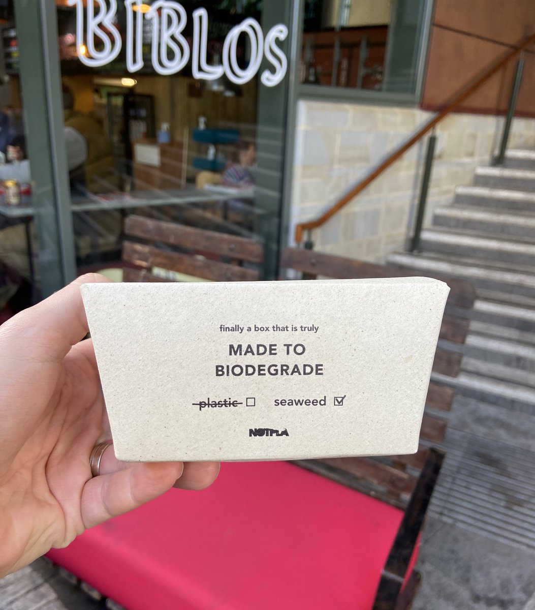 LeonardBurger's tweet image. Always good to see @notpla takeaway boxes 🙏🚀🌱